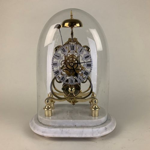 art nouveau chiming skeleton clock - CATEGORY: ANTIQUE CLOCKS - DATED 1890
