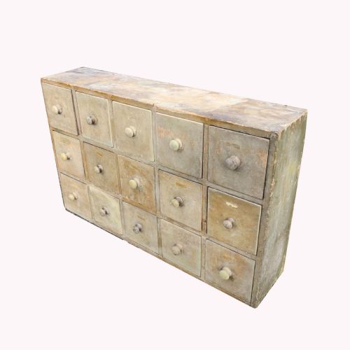 INDUSTRIAL BANK OF PINE DRAWERS - ADDITIONAL PHOTO 2