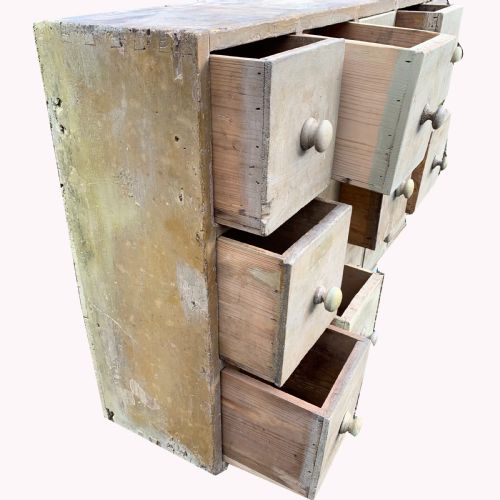 INDUSTRIAL BANK OF PINE DRAWERS - ADDITIONAL PHOTO 5