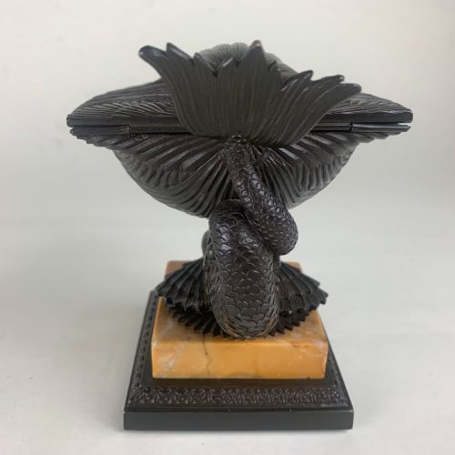 BRONZE SCALLOP SHELL AND SEA CREATURE DESKTOP PASTILLEINCENSE BURNER - ADDITIONAL PHOTO 16