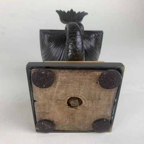 BRONZE SCALLOP SHELL AND SEA CREATURE DESKTOP PASTILLEINCENSE BURNER - ADDITIONAL PHOTO 17