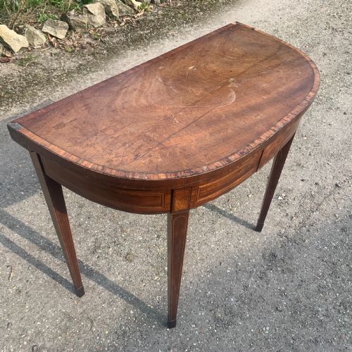 GEORGIAN MAHOGANY CARD TABLE - ADDITIONAL PHOTO 2