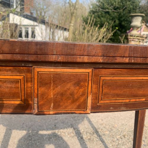 GEORGIAN MAHOGANY CARD TABLE - ADDITIONAL PHOTO 6
