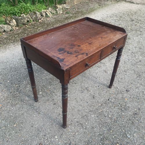 REGENCY MAHOGANY DRESSING TABLEWASHSTAND - ADDITIONAL PHOTO 1