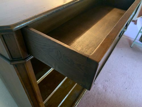 LARGE MAHOGANY OPEN BOOKSHELVESBOOKCASE - ADDITIONAL PHOTO 4