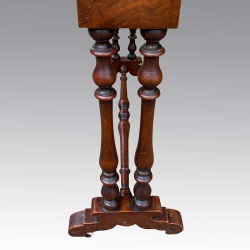 BURR WALNUT OVAL SUTHERLAND TABLE - ADDITIONAL PHOTO 3