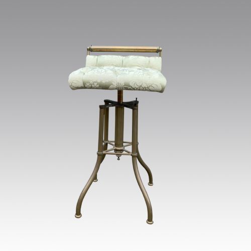 UNUSUAL BRASS PIANOCHELLO MUSIC STOOL - ADDITIONAL PHOTO 3