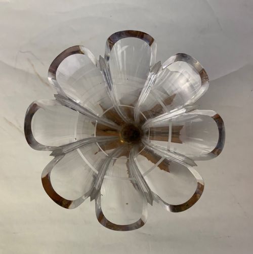 CUT GLASS AND ORMOLU HORN SHAPED VASE - ADDITIONAL PHOTO 7