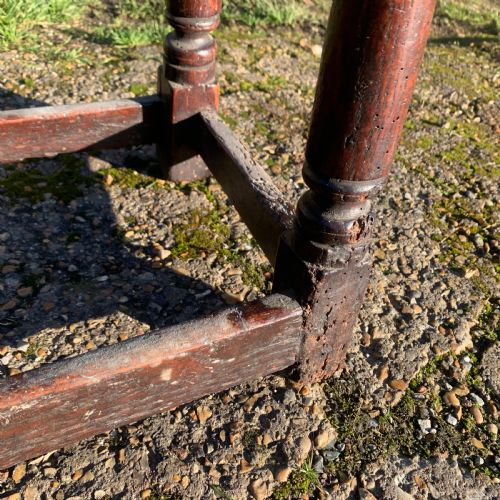 17TH CENTURY OAK JOINT STOOL - ADDITIONAL PHOTO 5