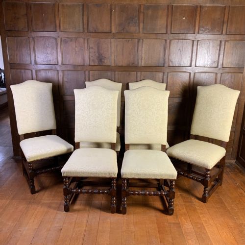 SET OF SIX OAK BOBBIN TURNED DINING CHAIRS - ADDITIONAL PHOTO 3