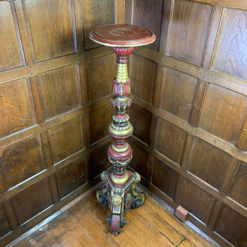 DECORATIVE ITALIAN PEDESTALTORCHERECOLUMN - ADDITIONAL PHOTO 1