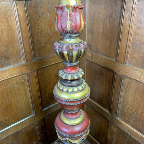 DECORATIVE ITALIAN PEDESTALTORCHERECOLUMN - ADDITIONAL PHOTO 2