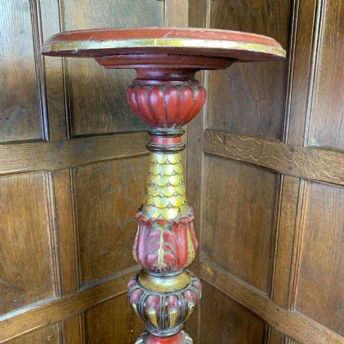 DECORATIVE ITALIAN PEDESTALTORCHERECOLUMN - ADDITIONAL PHOTO 3