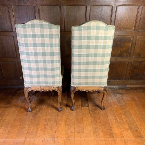 SET OF TWELVE WALNUT DINING QUEEN ANNE STYLE DINING CHAIRS - ADDITIONAL PHOTO 6