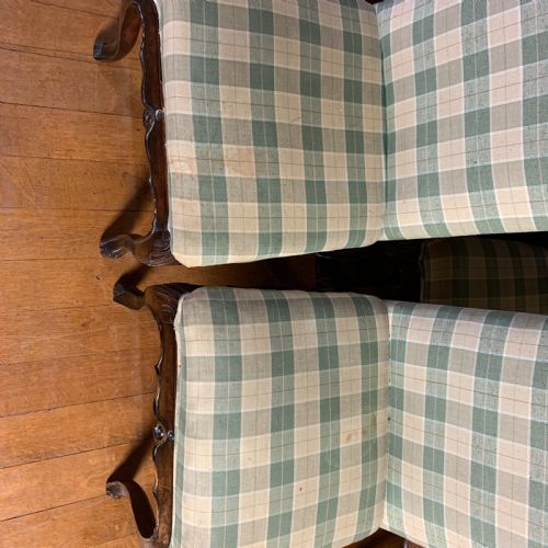 SET OF TWELVE WALNUT DINING QUEEN ANNE STYLE DINING CHAIRS - ADDITIONAL PHOTO 8