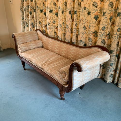 REGENCY MAHOGANY FRAMED SOFASETTEE - ADDITIONAL PHOTO 2