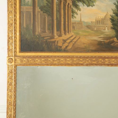 19TH CENTURY FRENCH GRAND TOUR TRUMEAU MIRROR - ADDITIONAL PHOTO 4
