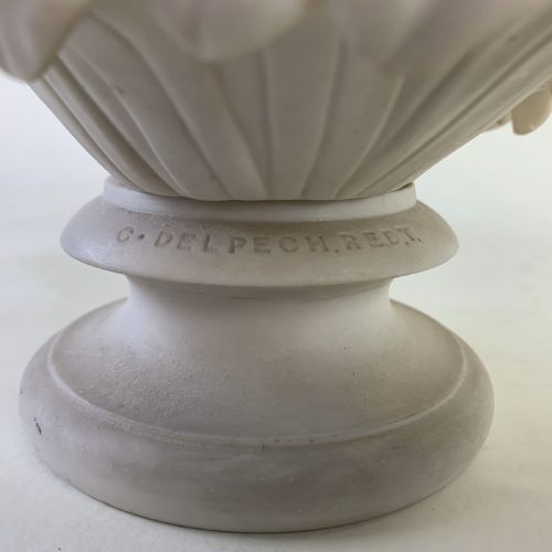 PARIAN WARE BUST TITLED 'CLYTIE' SCULPTED BY C DELPECH - ADDITIONAL PHOTO 5