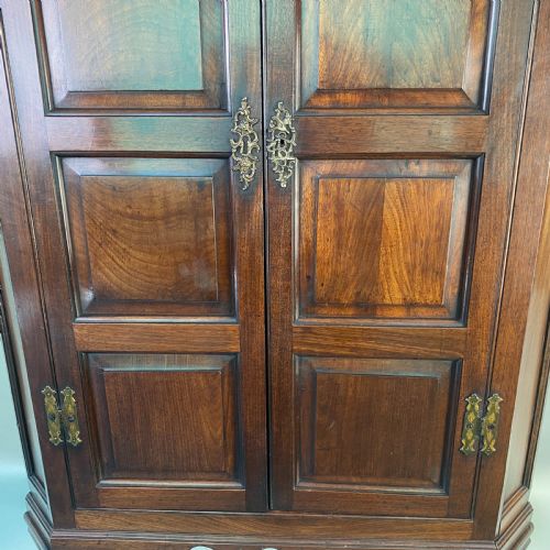 FINE QUALITY GEORGIAN MAHOGANY CORNER CUPBOARD - ADDITIONAL PHOTO 4