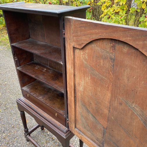 PRIMITIVE 19TH CENTURY PLANK TOP CHILD'S SCHOOL DESK - ADDITIONAL PHOTO 11