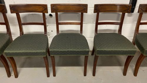 SET OF TWELVE 1210 TEN REGENCY PERIOD MAHOGANY DINING CHAIRS - ADDITIONAL PHOTO 17