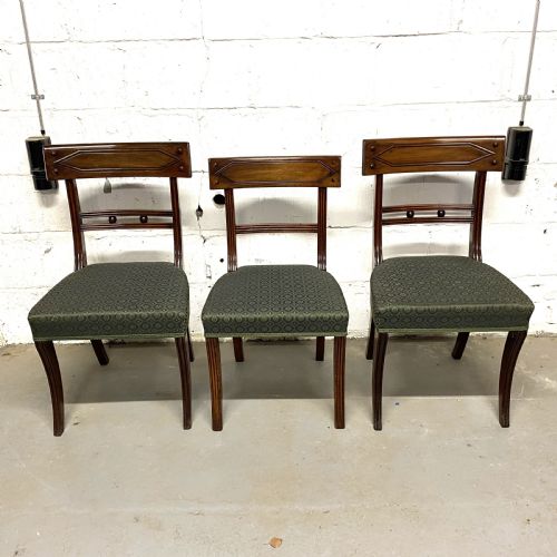 SET OF TWELVE 1210 TEN REGENCY PERIOD MAHOGANY DINING CHAIRS - ADDITIONAL PHOTO 19