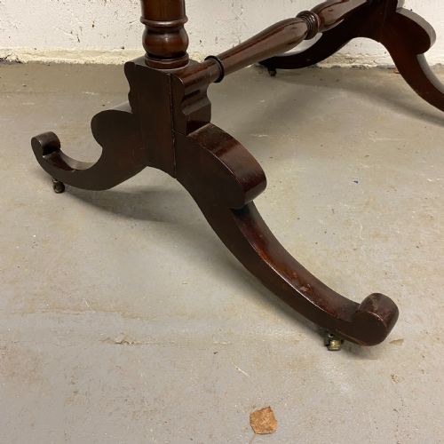 GEORGIAN MAHOGANY CHEVAL MIRROR - ADDITIONAL PHOTO 3