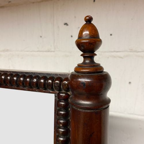 GEORGIAN MAHOGANY CHEVAL MIRROR - ADDITIONAL PHOTO 5