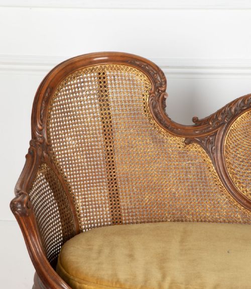 19TH CENTURY FRENCH BERGRE SETTEE - ADDITIONAL PHOTO 1