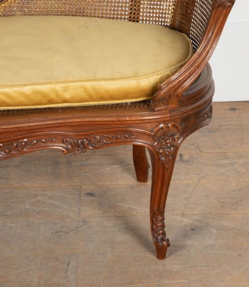 19TH CENTURY FRENCH BERGRE SETTEE - ADDITIONAL PHOTO 2