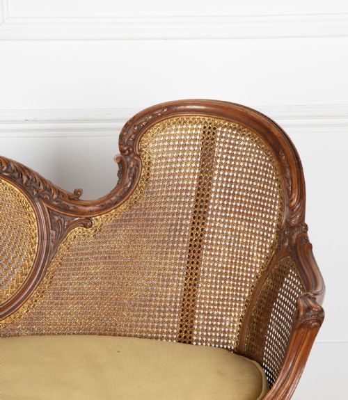 19TH CENTURY FRENCH BERGRE SETTEE - ADDITIONAL PHOTO 3