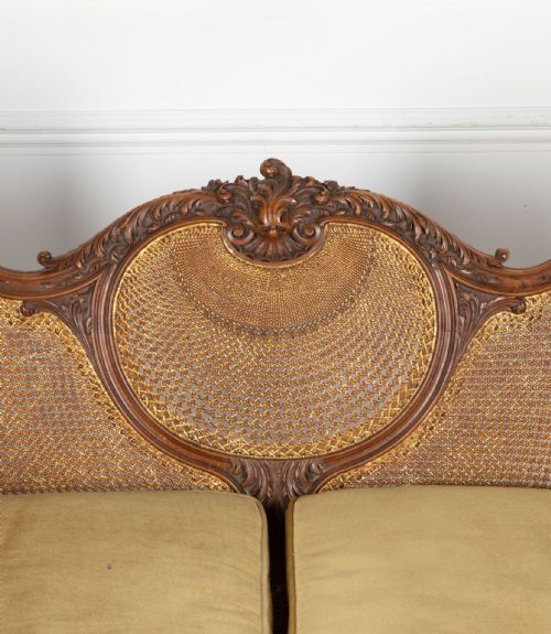 19TH CENTURY FRENCH BERGRE SETTEE - ADDITIONAL PHOTO 6