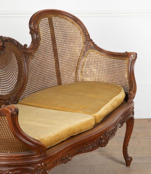 19TH CENTURY FRENCH BERGRE SETTEE - ADDITIONAL PHOTO 9