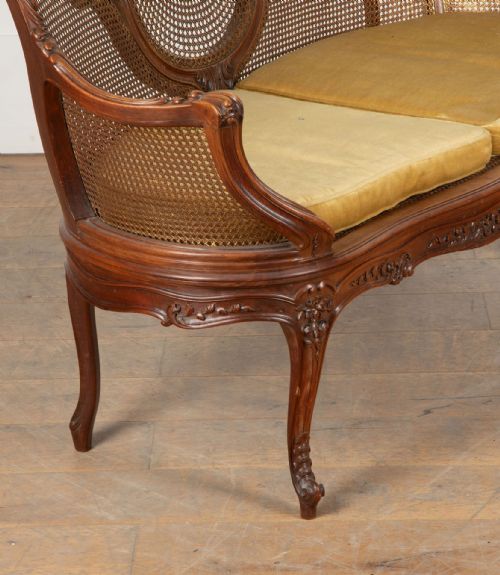 19TH CENTURY FRENCH BERGRE SETTEE - ADDITIONAL PHOTO 10