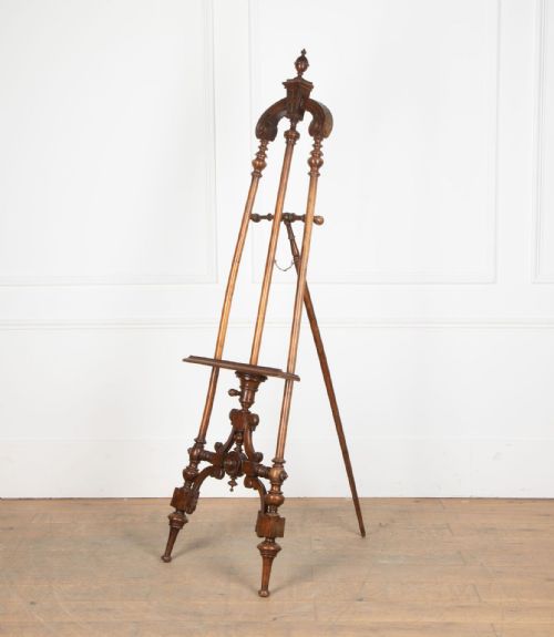 19th century victorian walnut easel - CATEGORY: ANTIQUE MISCELLANEOUS - DATED 19TH CENTURY