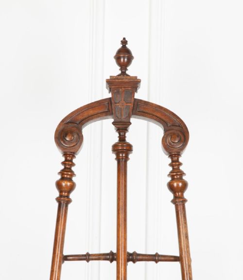 19TH CENTURY VICTORIAN WALNUT EASEL - ADDITIONAL PHOTO 2