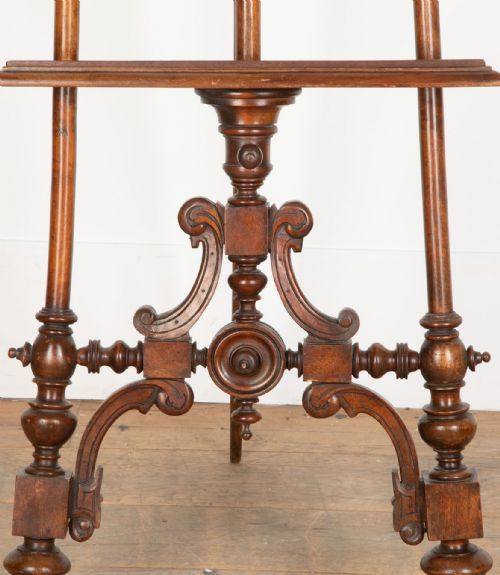 19TH CENTURY VICTORIAN WALNUT EASEL - ADDITIONAL PHOTO 3