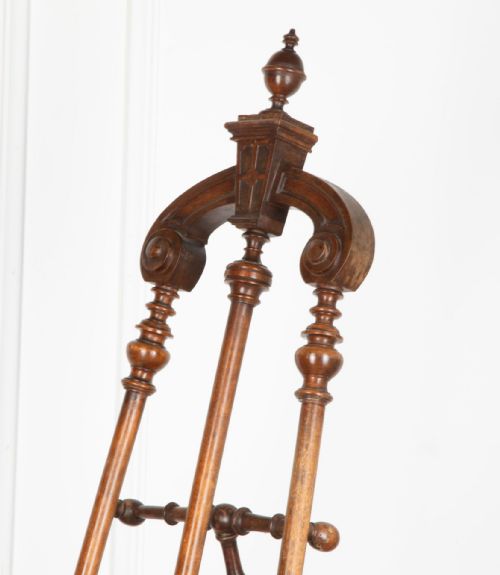 19TH CENTURY VICTORIAN WALNUT EASEL - ADDITIONAL PHOTO 6