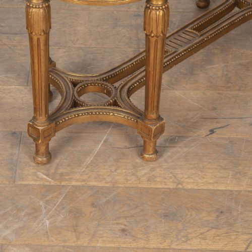 19TH CENTURY FRENCH GILDED WINDOW SEATLONG STOOL - ADDITIONAL PHOTO 6