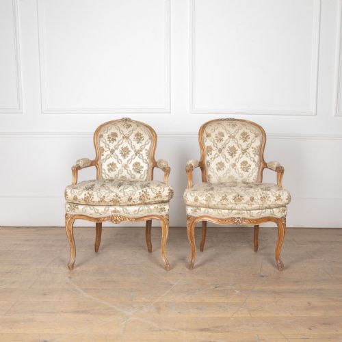 PAIR OF FRENCH BEECHWOOD SALON CHAIRS - ADDITIONAL PHOTO 2