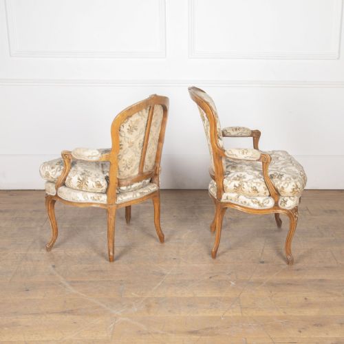 PAIR OF FRENCH BEECHWOOD SALON CHAIRS - ADDITIONAL PHOTO 8