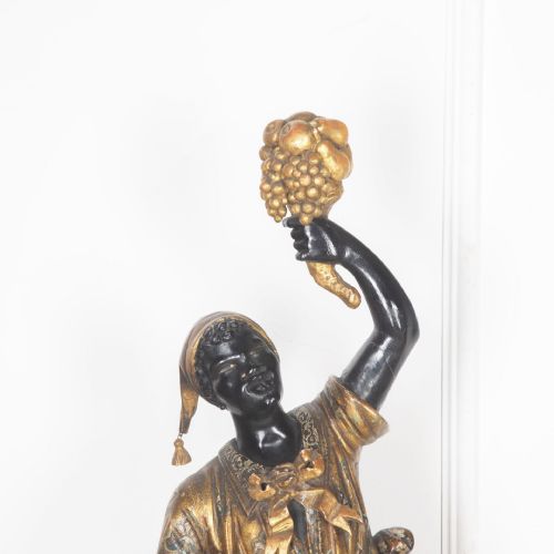 PAIR OF 19TH CENTURY VENETIAN POLYCHROME FIGURES - ADDITIONAL PHOTO 5