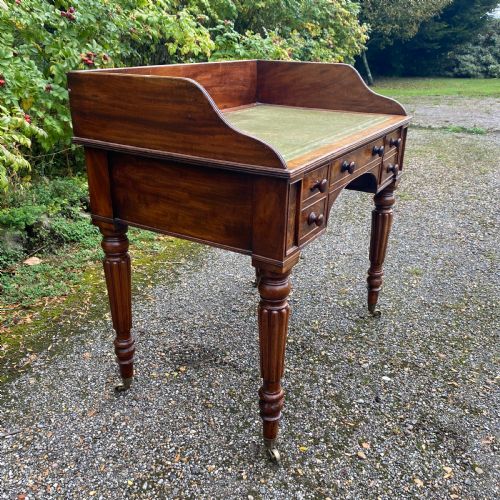 REGENCY MAHOGANY DESKWRITING TABLE - ADDITIONAL PHOTO 2