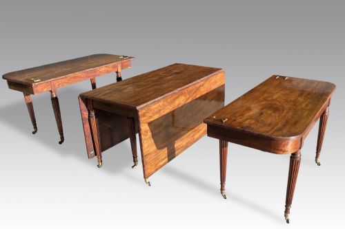 GILLOWS MAHOGANY EXTENDING DINING TABLE - ADDITIONAL PHOTO 6