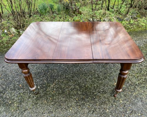 SIX SEATER WILLIAM IV MAHOGANMY DINING TABLE - ADDITIONAL PHOTO 1