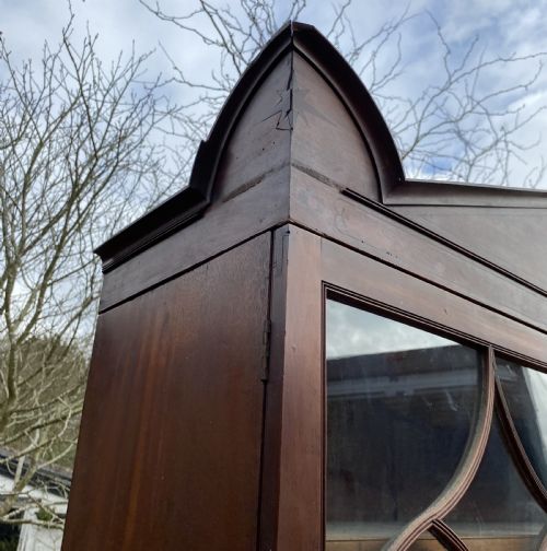 GEORGE IV MAHOGANY SECRETAIRE BOOKCASE - ADDITIONAL PHOTO 18