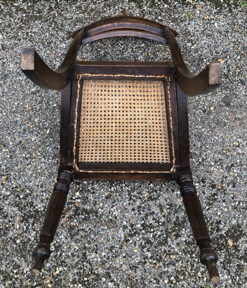 SET OF EIGHT REGENCY FAUX ROSEWOOD DINING CHAIRS - ADDITIONAL PHOTO 13
