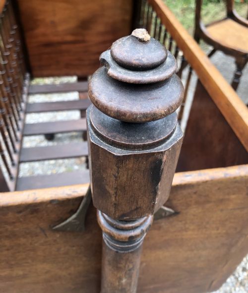 19TH CENTURY ROCKING CHILD'S COTCRIB - ADDITIONAL PHOTO 11