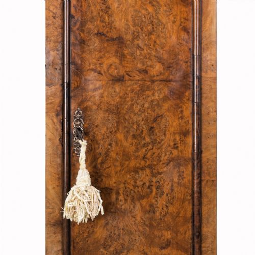 WALNUT LONGCASE CLOCK LANGLEY BRADLEY - ADDITIONAL PHOTO 3