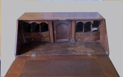 GEORGIAN OAK BUREAU - ADDITIONAL PHOTO 6